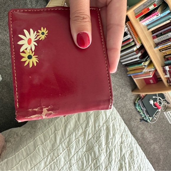 Cute cat wallet with flower details - Picture 7 of 7